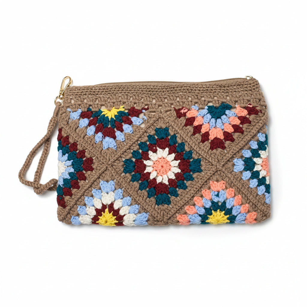 Crochet clutch