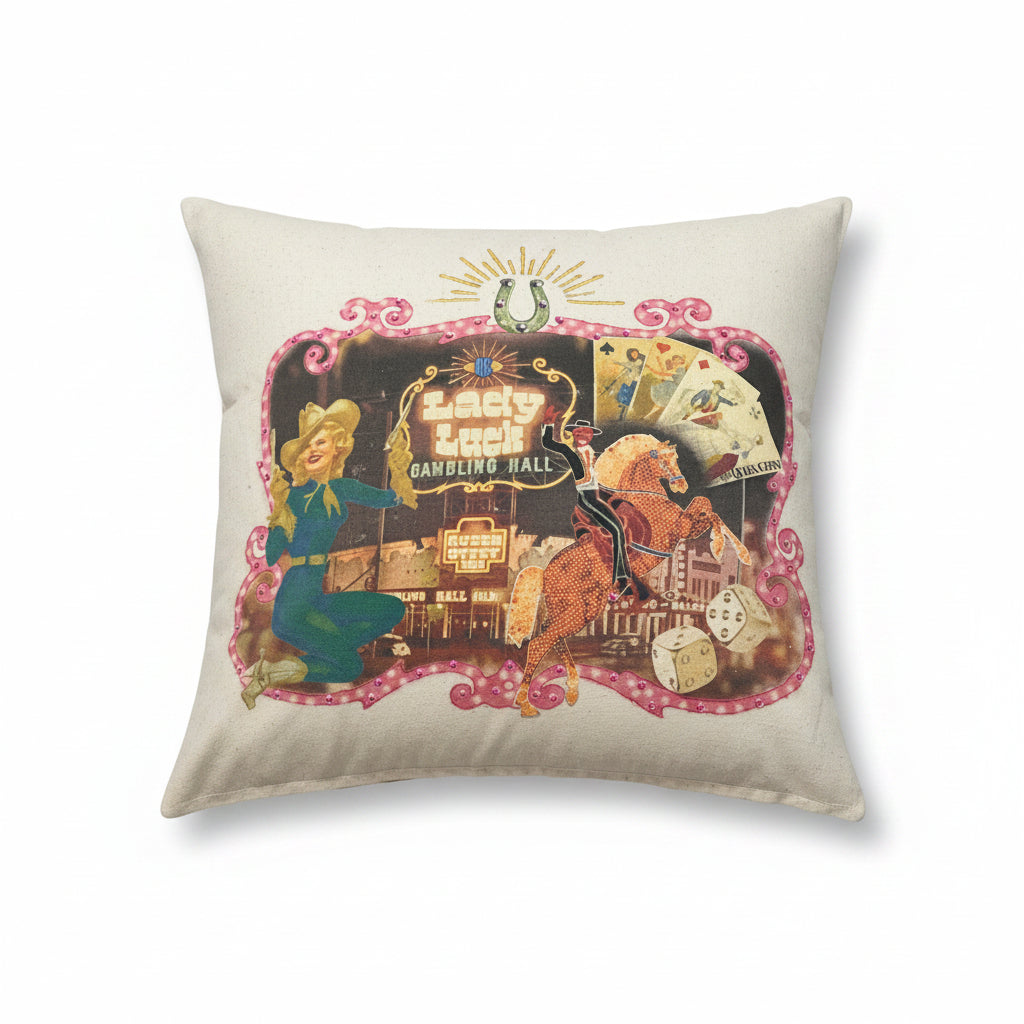 QG-Canvas Pillow cover-assorted