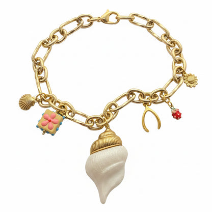 Seaside Whimsy Charm Necklace