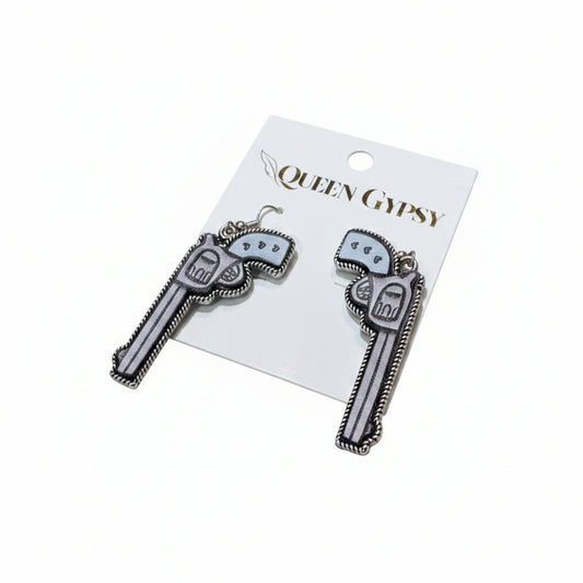 Sweetheart gunslinger earrings