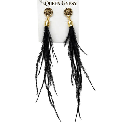 Whispy Feather Earring Assorted 