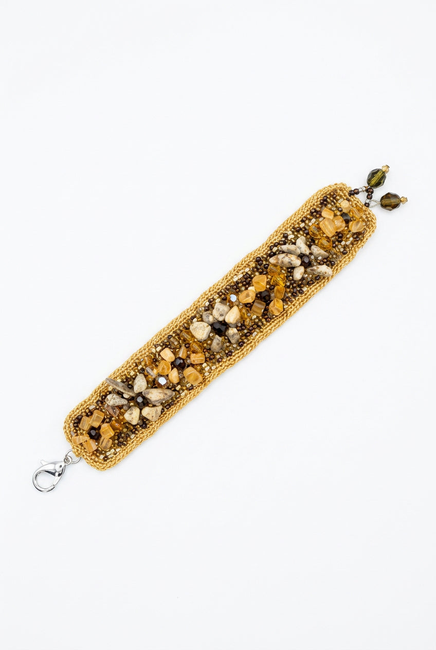Vintage Beaded wrap bracelet