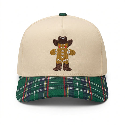 Embroidered Gingerbread Cowboy Baseball hat