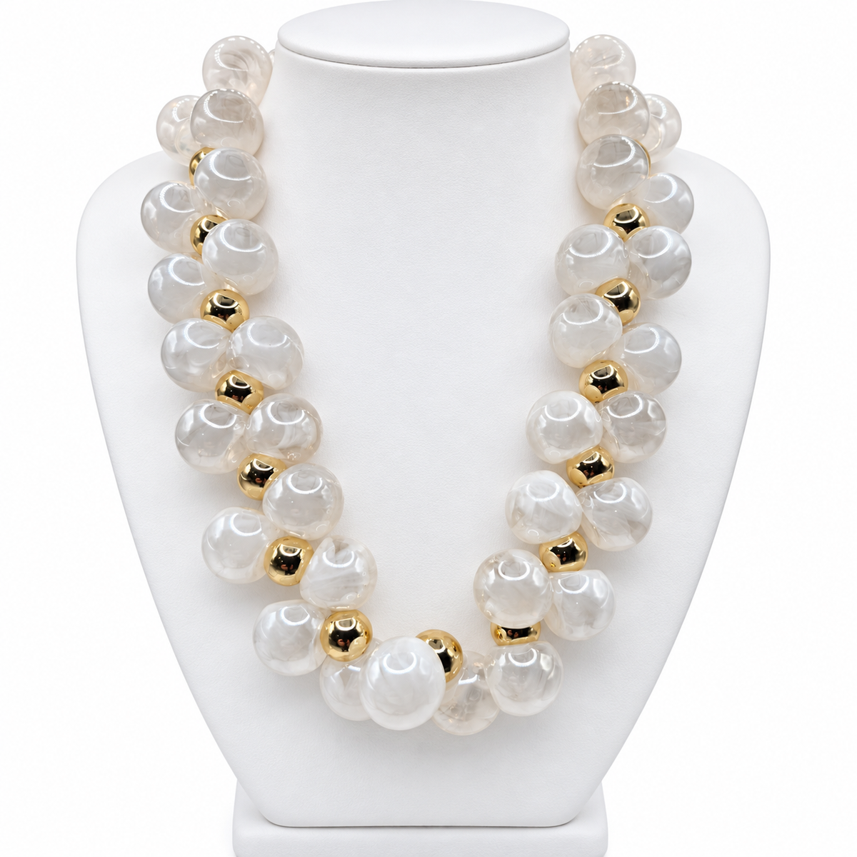 Bubblegum Cluster statement necklace-assorted colors