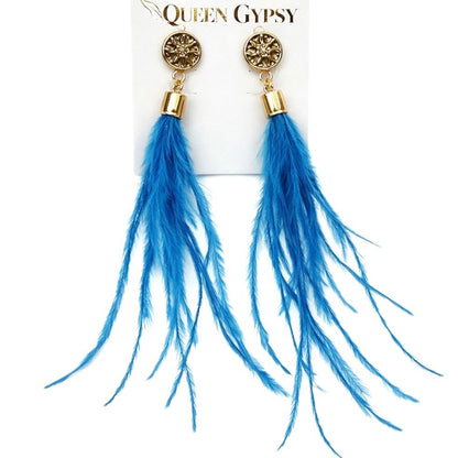 Whispy Feather Earring Assorted 