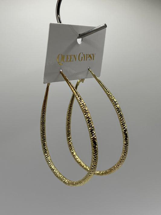 Gold Teardrop Earrings