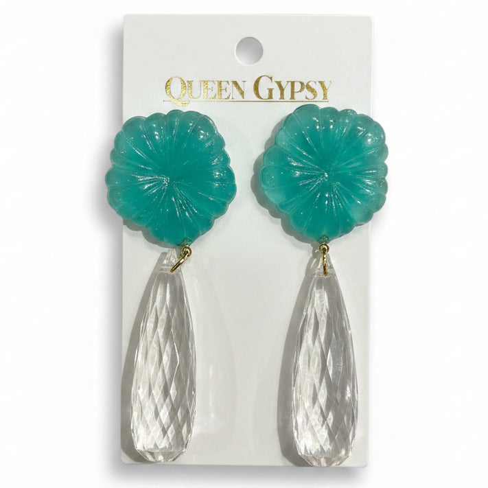 Hibiscus Drip Earring