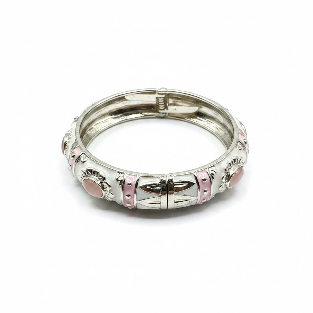 Mesa Moon Enamel Hinged Bangle