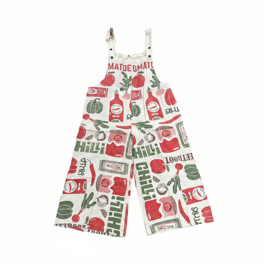 Flour Sack Bib Overalls