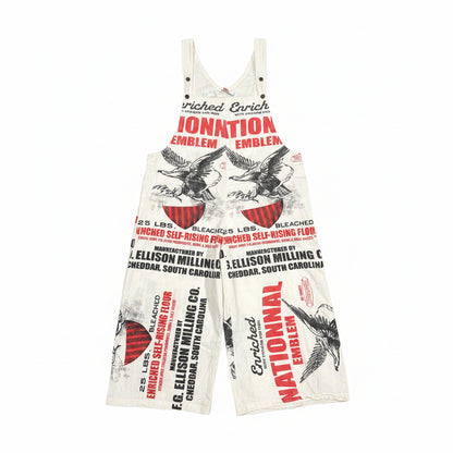 Flour Sack Bib Overalls