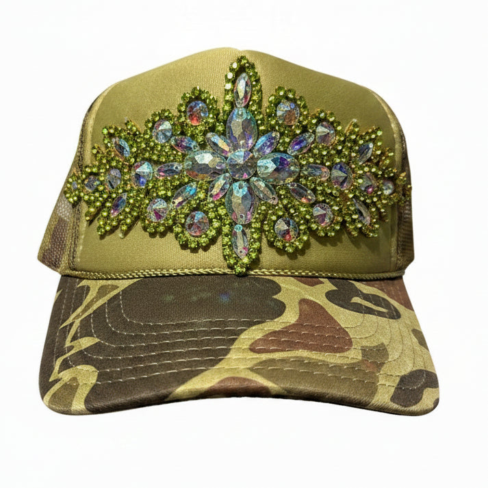 Bling Camo Trucker