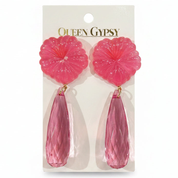 Hibiscus Drip Earring