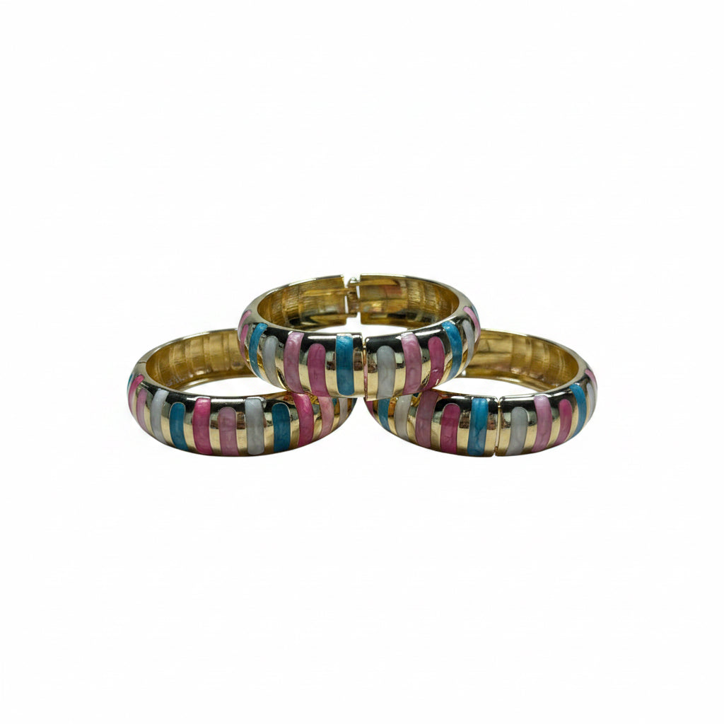 Mermaids Splash Hinged Bangle