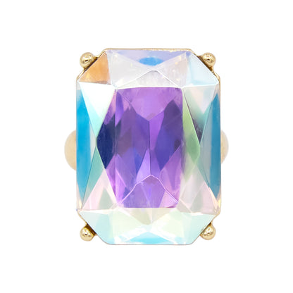 Showstopper Solitaire Stretch Ring