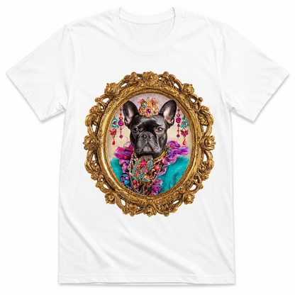 Frenchie Royale T-Shirt on White
