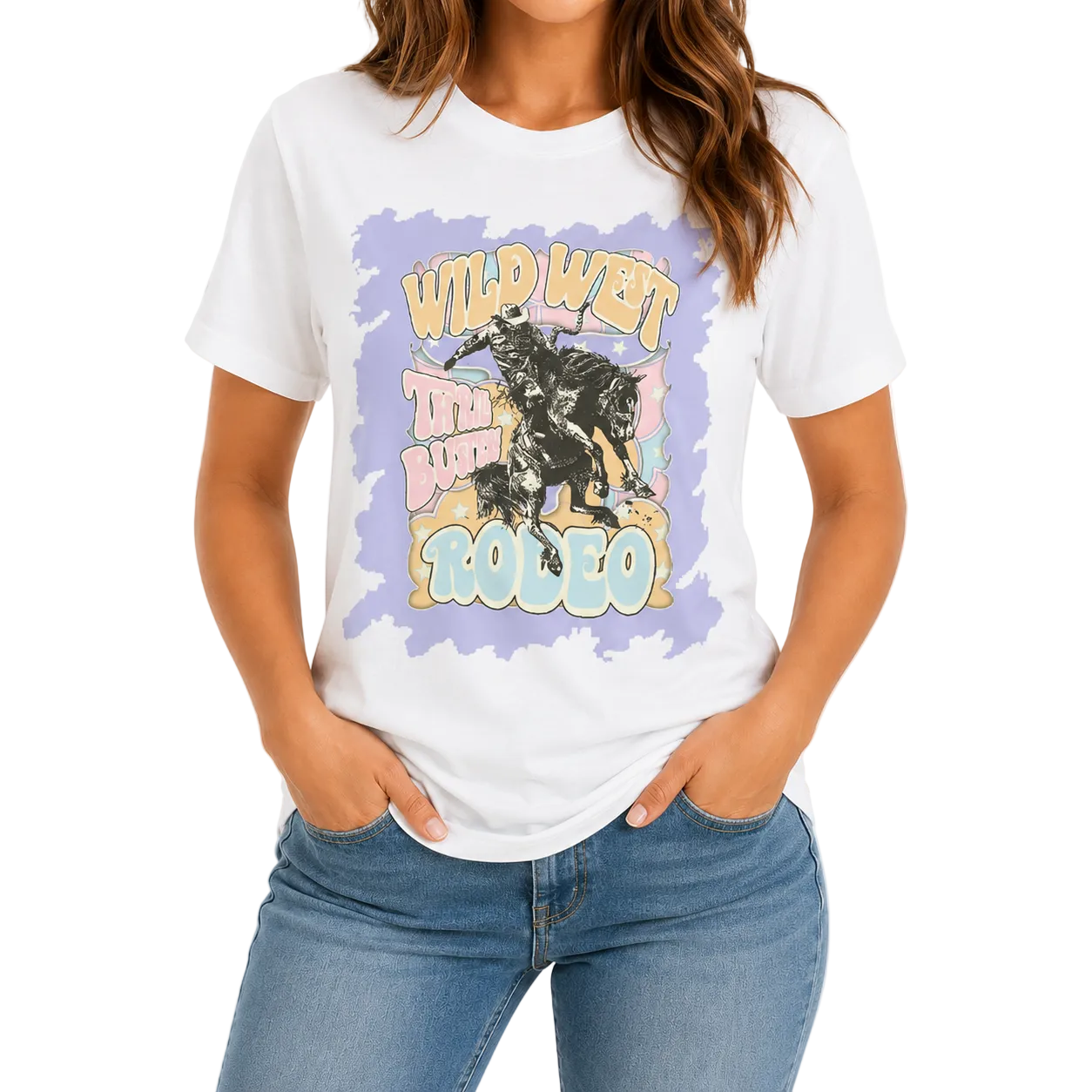 Wild West T-Shirt on White