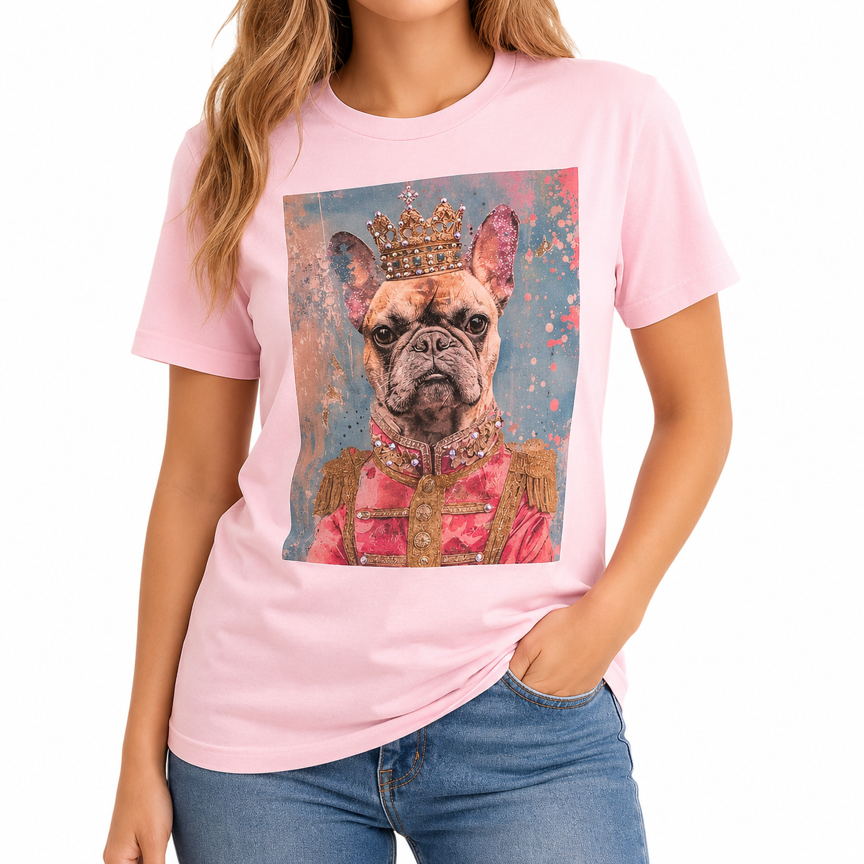 French Prince of Bel Air T-Shirt on Pink