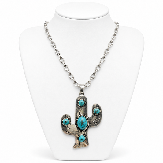 Western Cactus w/Turquoise