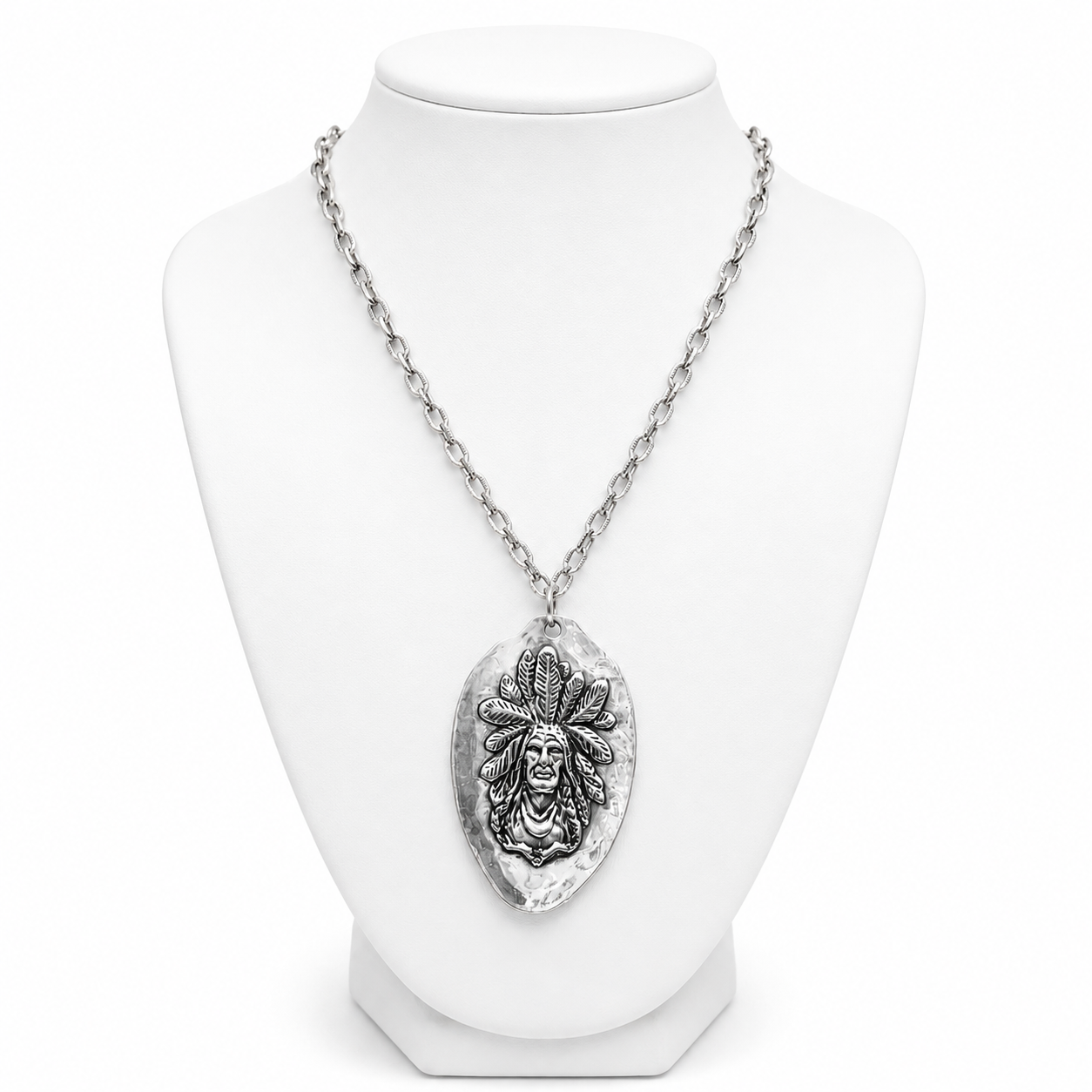 Indian Spoon Pendant Necklace