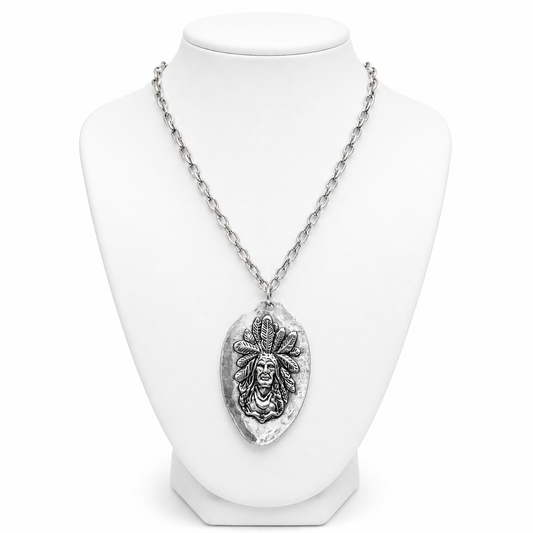 Indian Spoon Pendant Necklace