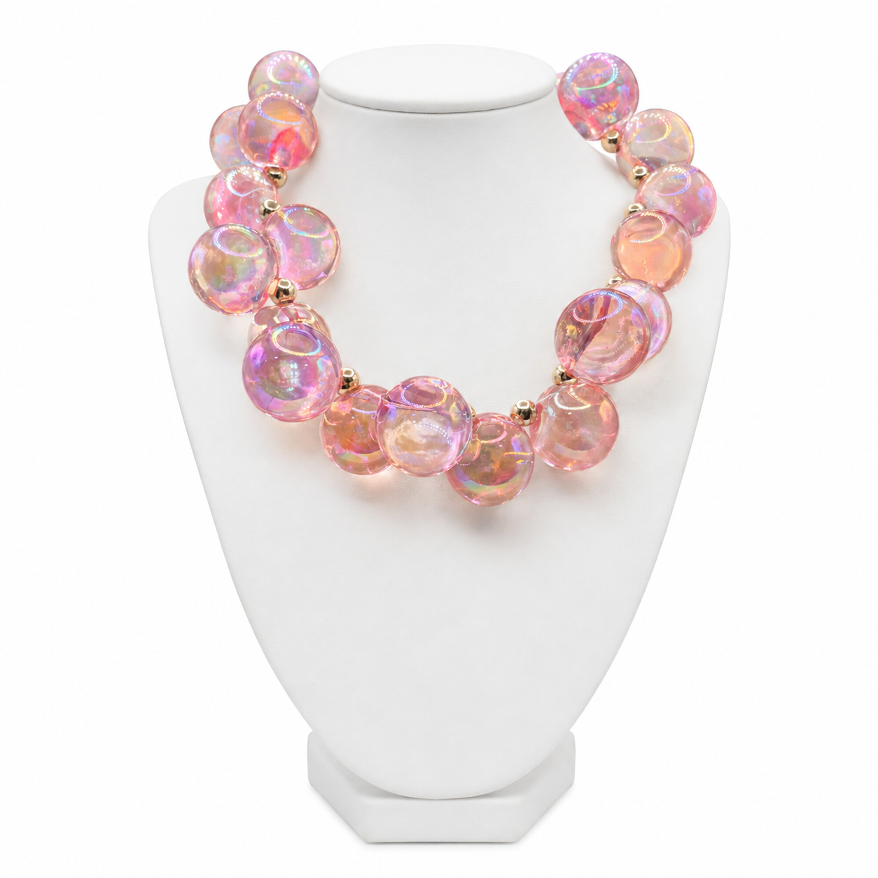 Bubble statement necklace-assorted colors