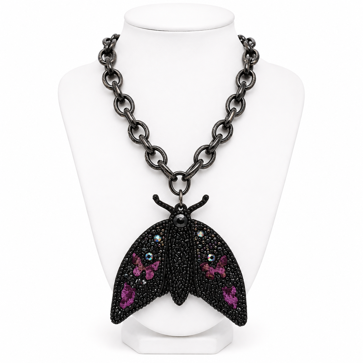 Halloween Beaded Necklace Asst
