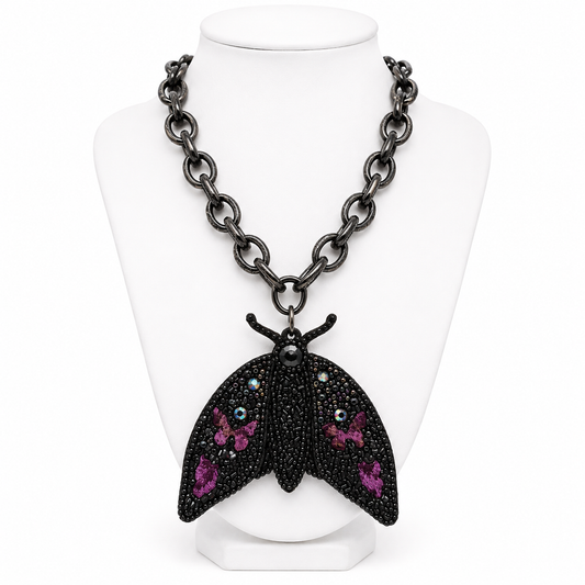 Halloween Beaded Necklace Asst