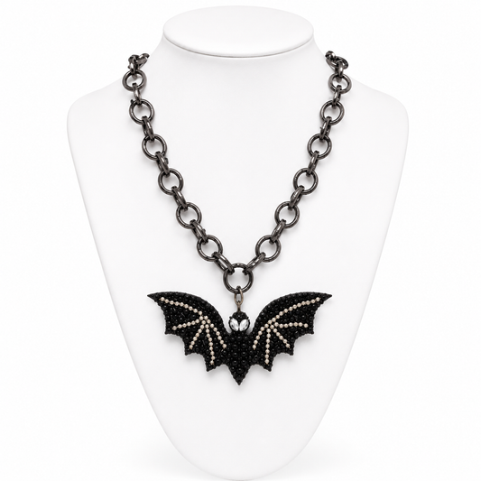 Halloween Beaded Necklace Asst