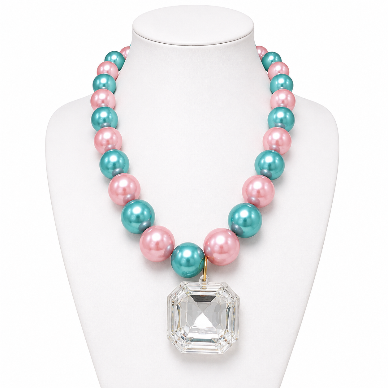 Cotton Candy Glam Necklace
