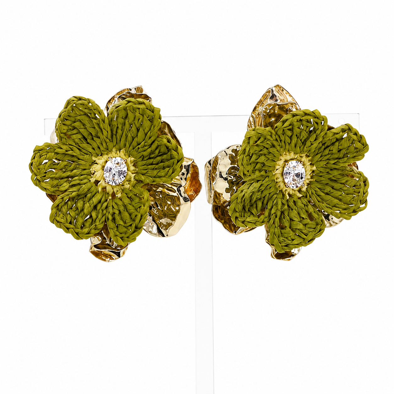 Lantana Raffia Earrings