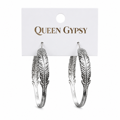 Feather Drift Hoops