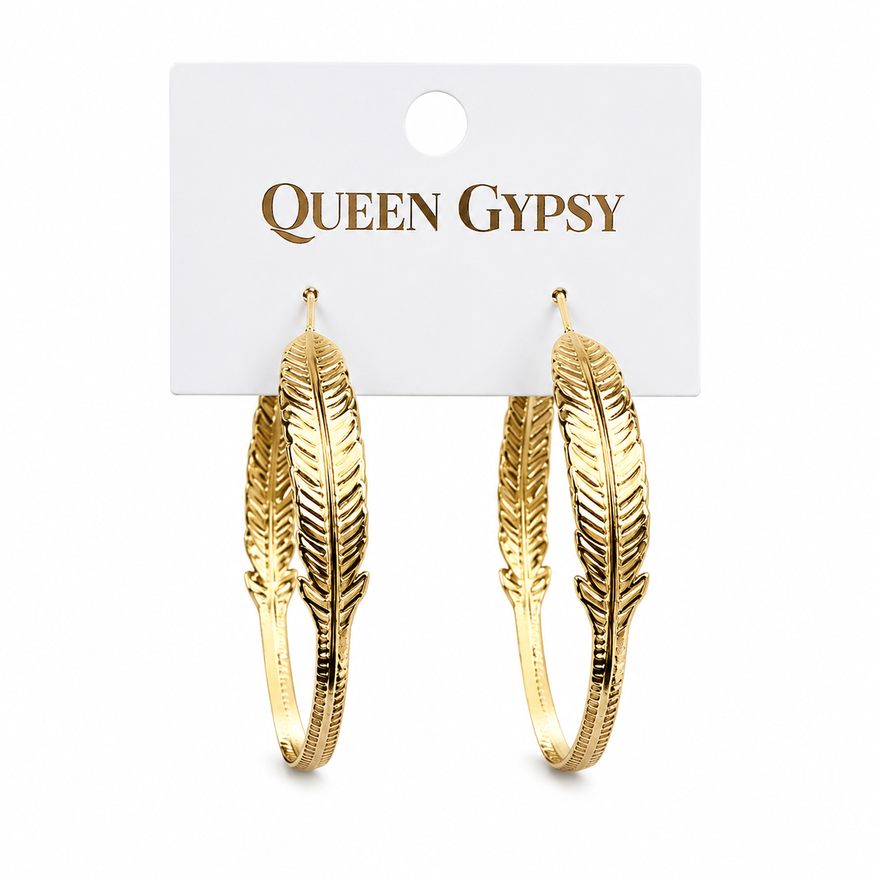 Feather Drift Hoops