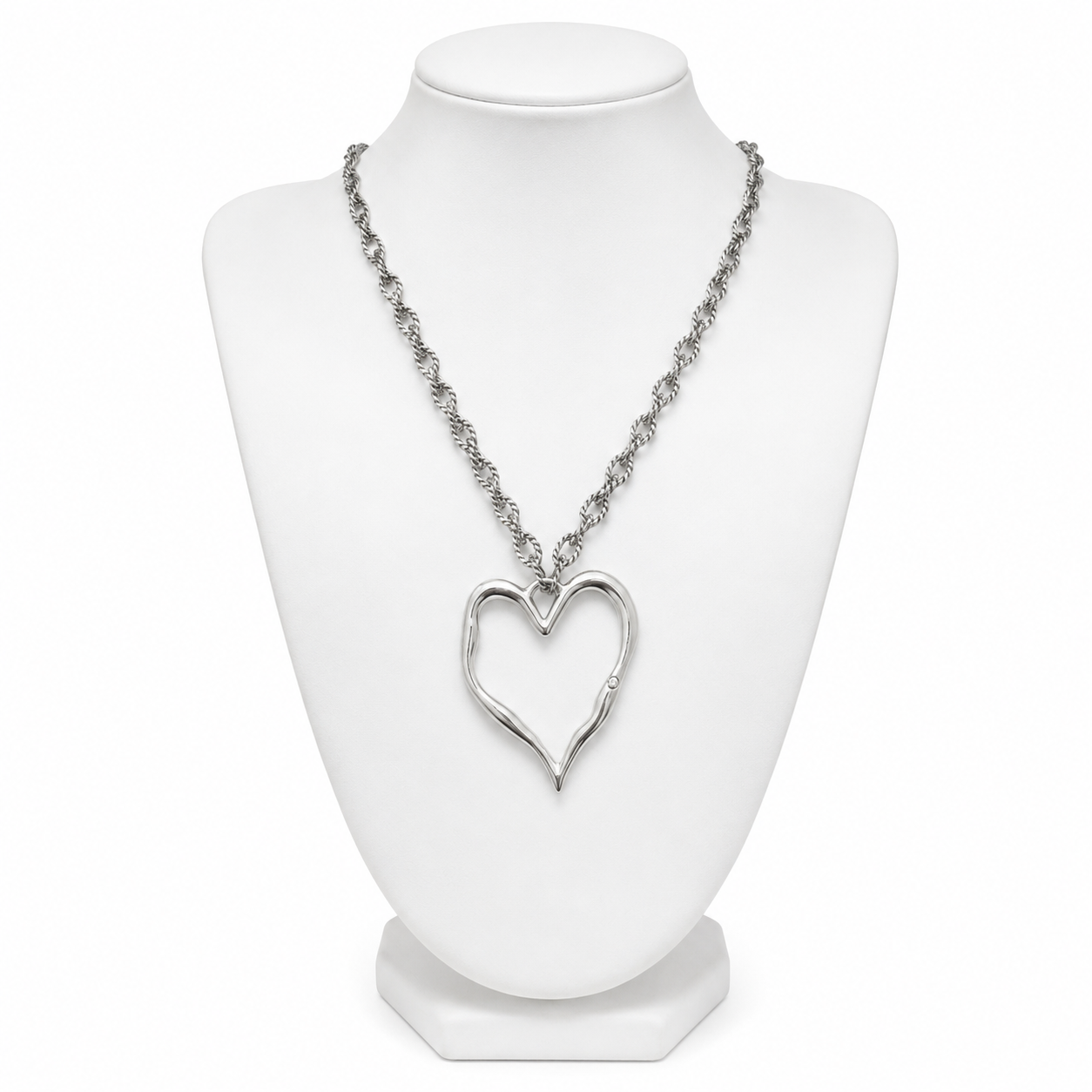 LRG Wavy heart necklace