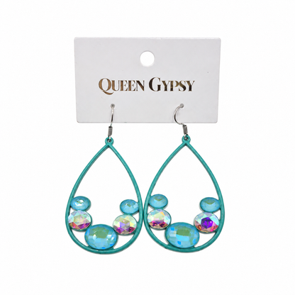Bright Side Crystal Teardrop Earrings