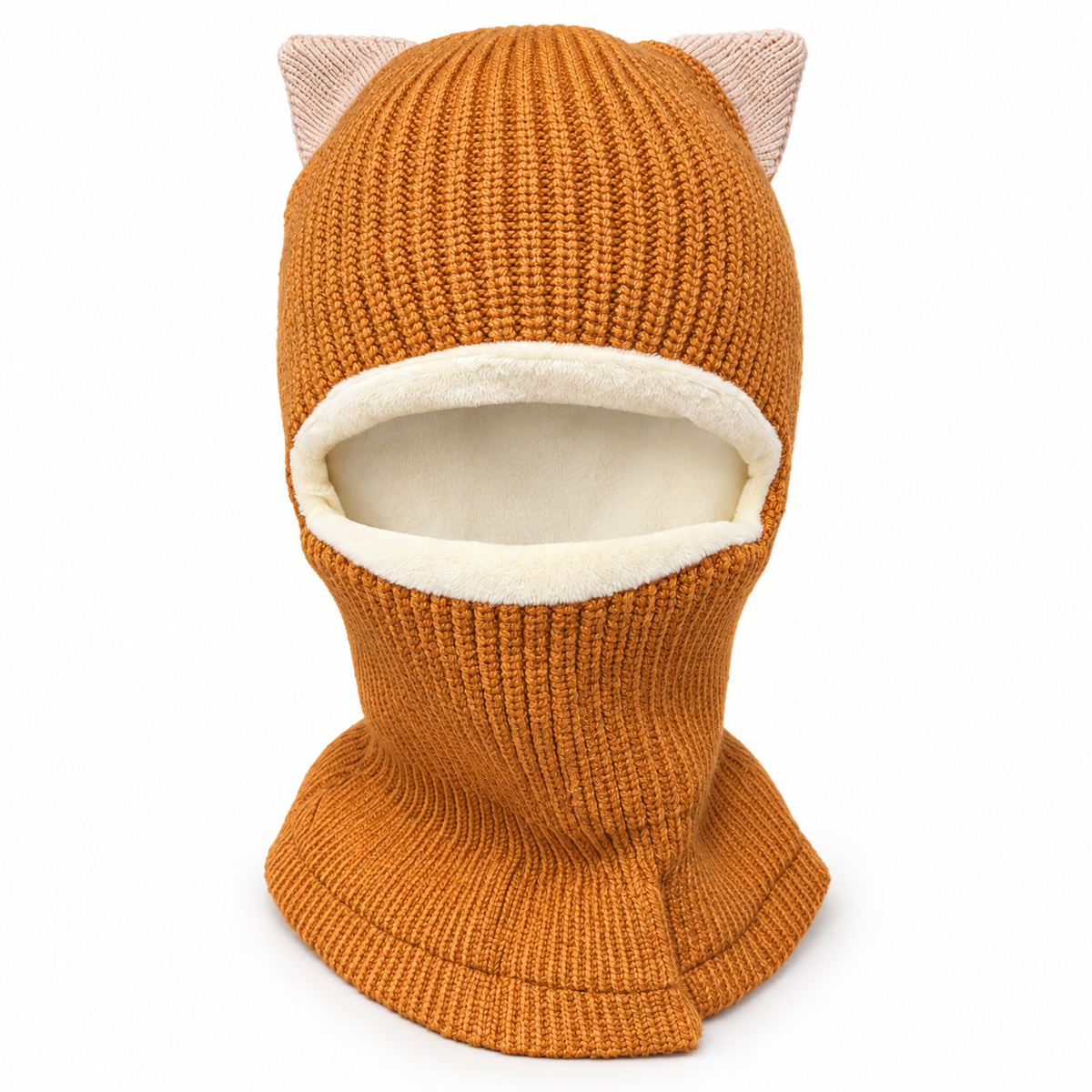 Foxy Kitty Knit Balaclava