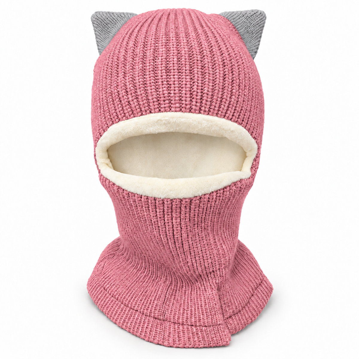 Foxy Kitty Knit Balaclava