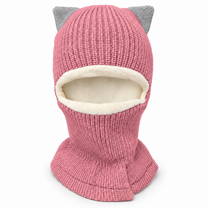 Foxy Kitty Knit Balaclava