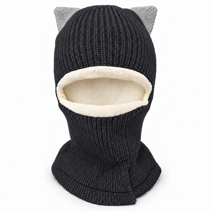 Foxy Kitty Knit Balaclava