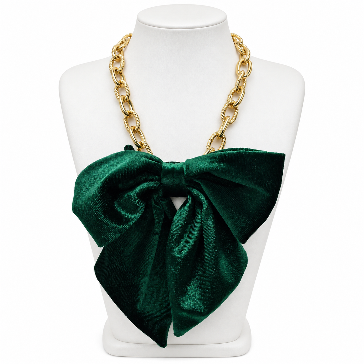 Velvet Darling Bow Necklace