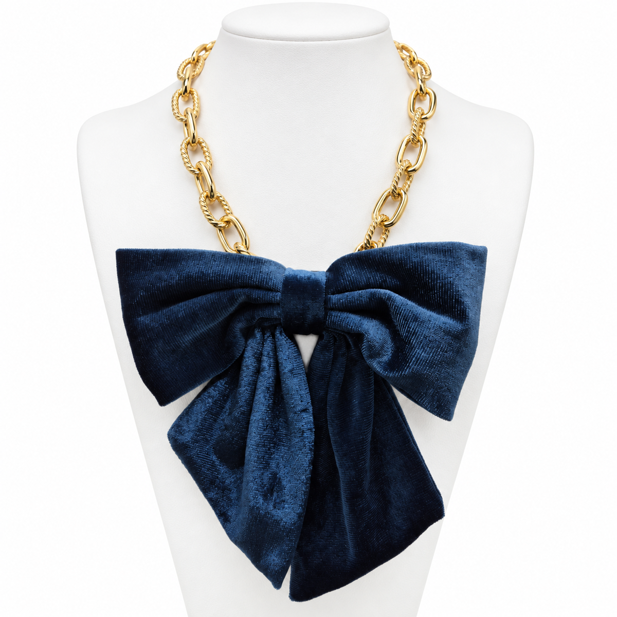 Velvet Darling Bow Necklace