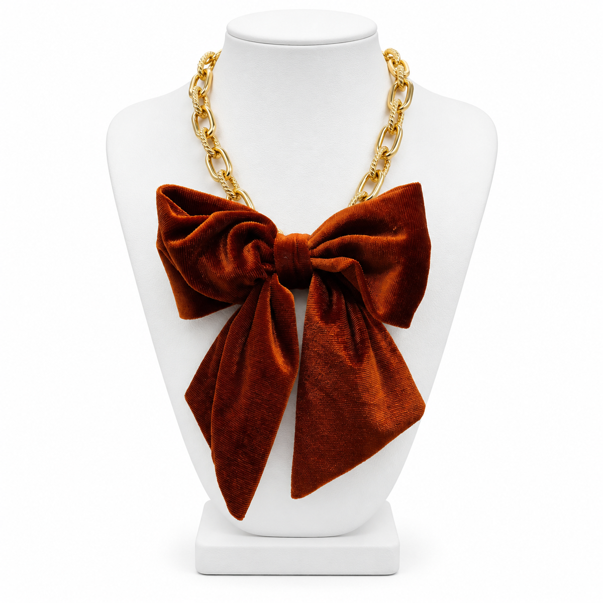 Velvet Darling Bow Necklace
