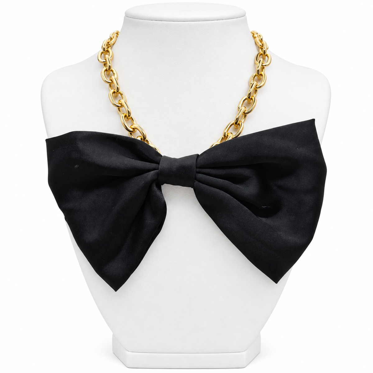 Silk & Sass Bow Statement Necklace