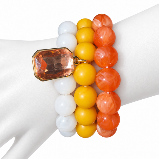 Crown Radiance Bracelet Trio