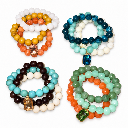 Crown Radiance Bracelet Trio