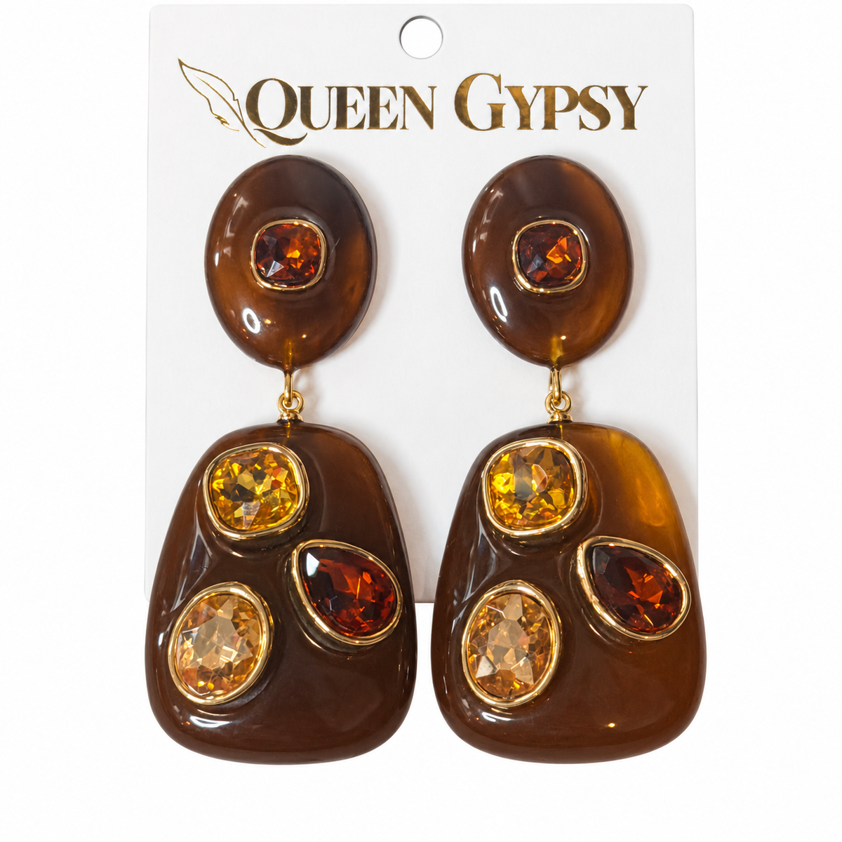 Whiskey & Embers Earrings