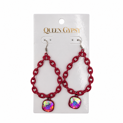 Color Pop Chain Earrings