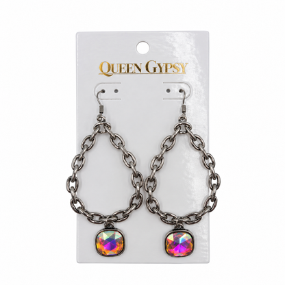 Color Pop Chain Earrings