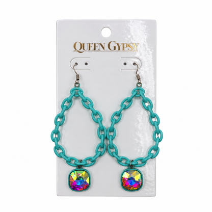 Color Pop Chain Earrings
