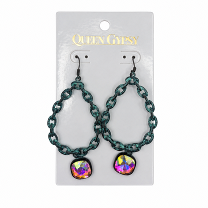 Color Pop Chain Earrings