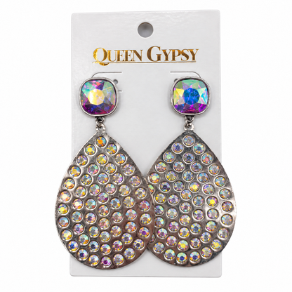 Rhinestone Rodeo Teardrop Earrings